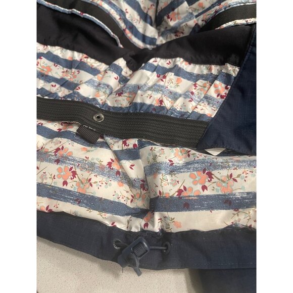 Roxy Jonah Bright 10K Navy Jacket w removable hood. Insulated, waterproof Sz S - Picture 12 of 12